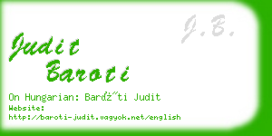 judit baroti business card