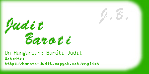 judit baroti business card